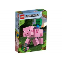 LEGO Minecraft - Porc cu Bebelus Zombi 21157