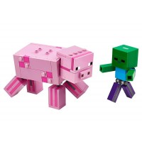 LEGO Minecraft - Porc cu Bebelus Zombi 21157