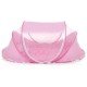 Patut voiaj pliabil bebe cu protectie impotriva tantarilor Happy Baby Pink