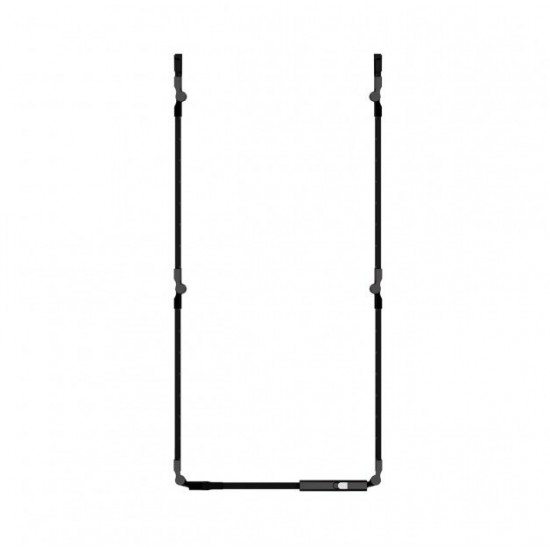 Poarta de siguranta transformabila in tarc modular cu 5 panouri, model configurabil, Guradian 6 Black