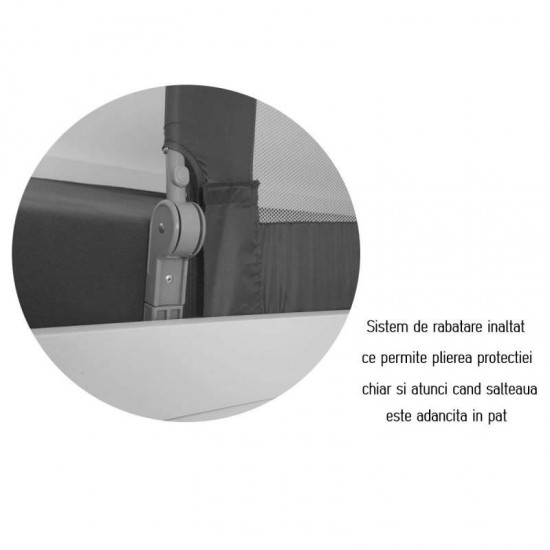 Protectie pat rabatabila pentru somiera adancita 150/59 cm Olmitos Bird Protectie pat rabatabila pentru somiera adancita 150/59 cm Olmitos Bird