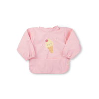 Baveta Impermeabila cu maneci si buzunar, reglabila, Ice Cream, roz