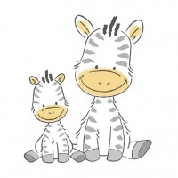 Olita copii mini toaleta cu recipient detasabil Zebra Gri Maltex Baby