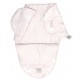 Sistem de infasare Baby Swaddle din Bumbac cu umplutura antialergica BabySoft Gasca Bej