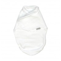 Sistem de infasare Bumbac Muslin, Inchidere Velcro, Baby swaddle, Puzzle Alb, Amy