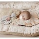 Suport de dormit Babynest Premium Bumbac si Catifea Boho Beige by BabySteps 70x35 cm