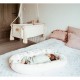 Suport de dormit Babynest Premium Bumbac si Catifea Boho Beige by BabySteps 70x35 cm