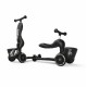 Trotineta copii cu sezut, suport jucarie, transformabila 2in1, HighwayKick 1 Lifestyle Zebra, 1-5 ani, pana la 50 kg, Scoot Ride