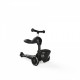 Trotineta copii cu sezut, suport jucarie, transformabila 2in1, HighwayKick 1 Lifestyle Zebra, 1-5 ani, pana la 50 kg, Scoot Ride