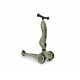 Trotineta copii cu sezut, transformabila 2 in 1, HighwayKick 1 Olive, 1-5 ani, Scoot and Ride