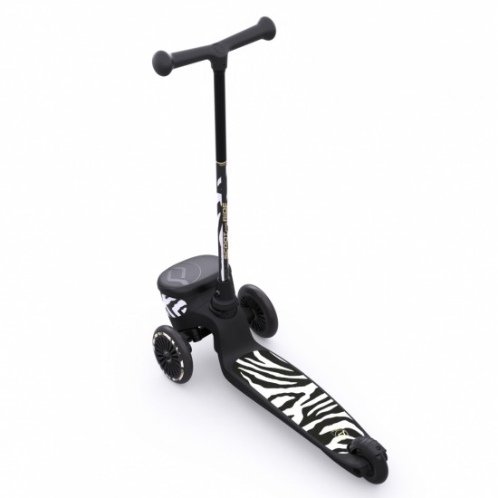 Trotineta copii pliabila Highwaykick 2 Lifestyle Zebra Scoot  Ride