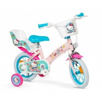 Bicicleta copii 12 inch Hello Kitty