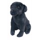 Jucarie plus caine de salvare cu sunet Labrador Negru Wild Republic 14 cm