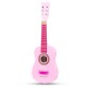Chitara roz din lemn New Classic Toys