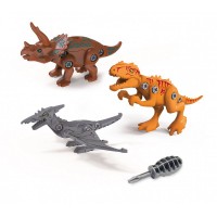 Set constructie 3 dinozauri Dino DIY