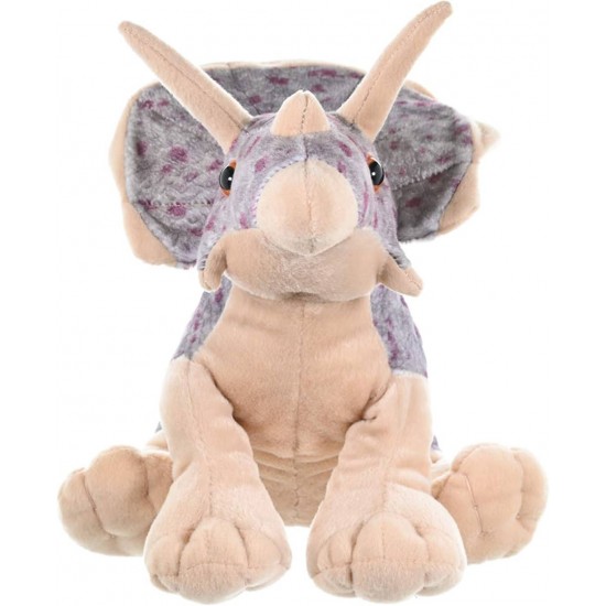 Jucarie plus dinozaur Triceratops Wild Republic 30 cm