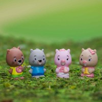 Set figurine Klorofil - Familia de castori