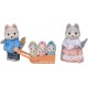 Figurine Sylvanian Families - Familia Catelusilor Husky