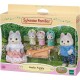 Figurine Sylvanian Families - Familia Catelusilor Husky