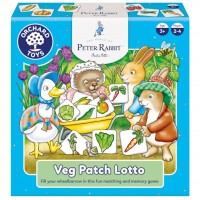 Joc educativ Loto - Gradina cu legume Peter Rabbit
