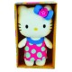 Jucarie plus Hello Kitty cu buline albastre 20 cm Jemini