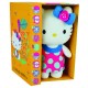 Jucarie plus Hello Kitty cu buline albastre 20 cm Jemini