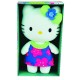 Jucarie plus Hello Kitty cu floricele roz 20 cm Jemini