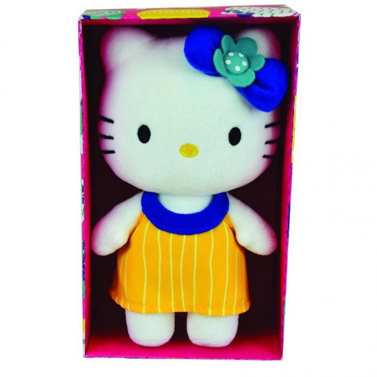 Jucarie Plus Jemini 20 cm Hello Kitty - Rochita Galbena