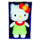 Jucarie Plus Jemini 20 cm Hello Kitty - Rochita Verde