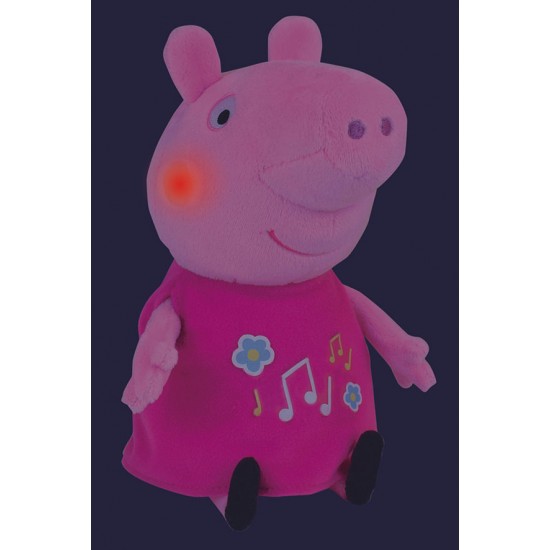 Jucarie plus muzicala cu lumini Jumini 25 cm Peppa Pig