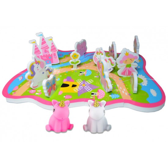 Set de joaca pentru baie Lumea Unicornilor