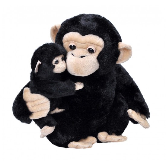 Jucarie plus mama si puiul - Cimpanzeu
