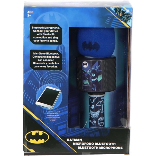 Microfon pentru copii cu conexiune bluetooth Batman