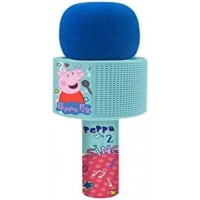 Microfon cu conexiune bluetooth si lumini Peppa Pig