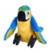 Jucarie plus Papagal Macaw Albastru 20 cm