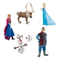 Set aniversar 10 ani cu 5 figurine Frozen I