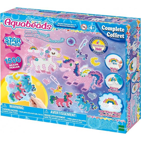 Set creativ Margele Aquabeads - Mystic Unicorn