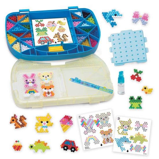 Set creativ Margele Aquabeads Starter cu gentuta