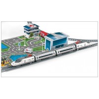 Trenulet electric High Speed RENFE cu statie, tunel si oras