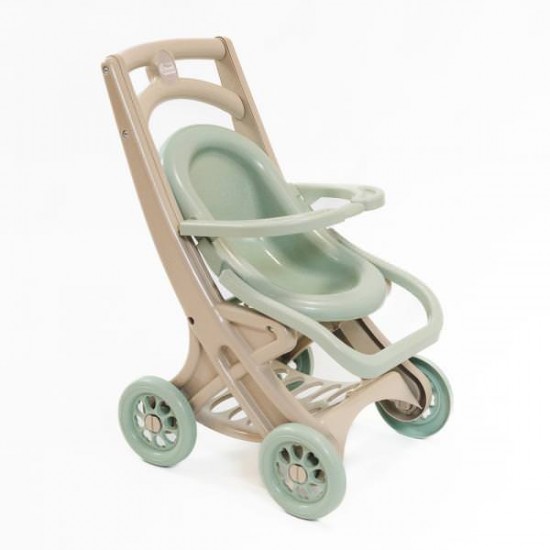 Carucior pentru papusa MyKids 0122/01eco Beige-Turquoise