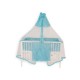 Lenjerie MyKids Crown Blue 7 Piese 120x60 cm