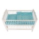 Lenjerie MyKids Crown Blue 7 Piese 120x60 cm