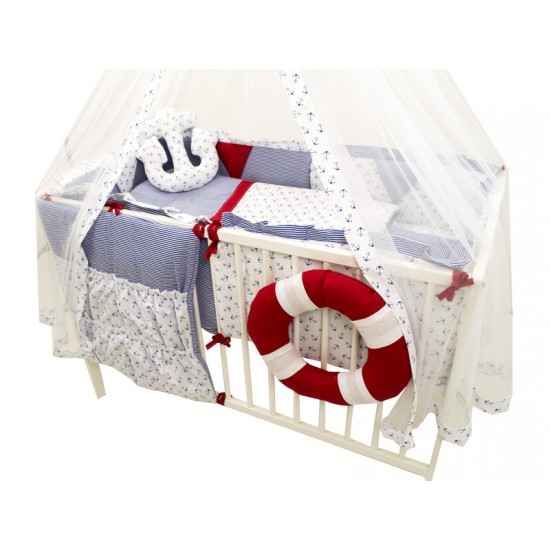 Lenjerie MyKids Ocean 9 Piese 120x60 cm