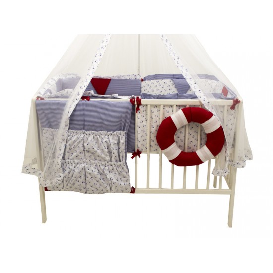 Lenjerie MyKids Ocean 9 Piese 120x60 cm