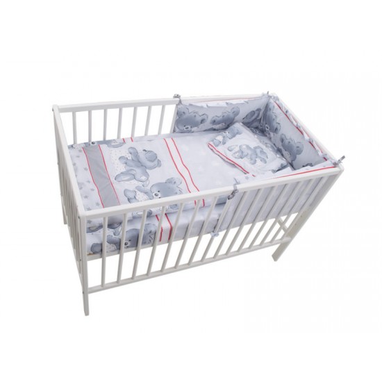 Lenjerie MyKids Teddy Hug Gri 4 M1 Piese 140x70 Lenjerie MyKids Teddy Hug Gri 4 M1 Piese 140x70