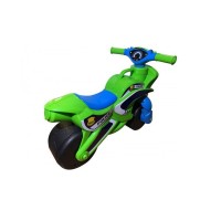 Motocicleta de impins MyKids Police Music 0139/52 Verde Albastru