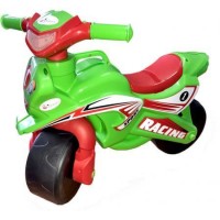 Motocicleta de impins MyKids Racing Verde Rosu