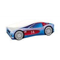 Pat Tineret MyKids Race Car 02 Blue 140x70