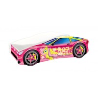 Pat Tineret MyKids Race Car 08 Pink 140x70