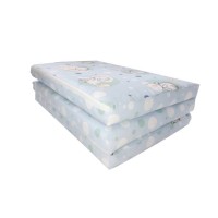 Saltea Pliabila copii MyKids Spuma Poliuretanica (Burete) Baby Teddy Blue